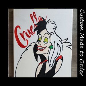 Cruella de vil painting